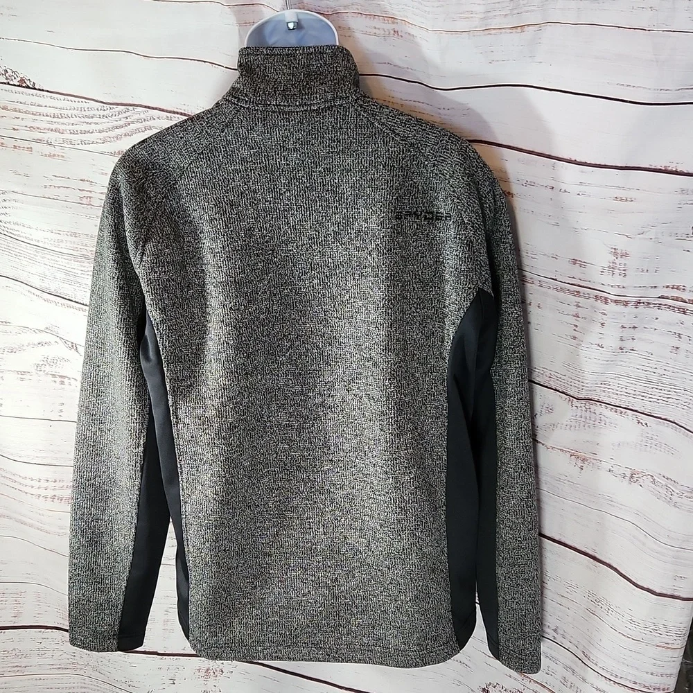 Spyder Men's Half Zip Sweater Gait Knit Pullover Jacket